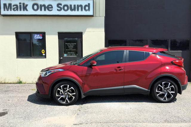 Toyota 2018 CH-R with professional window tint in North Bay